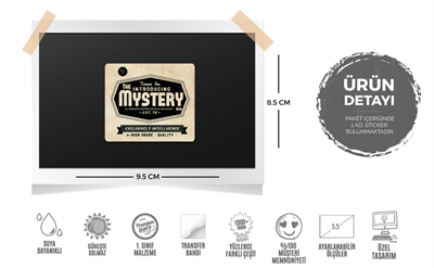 VTR7 Gizemli Yazili Etiket