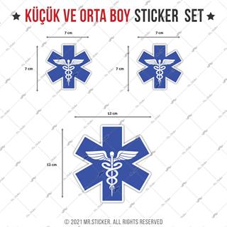 WRN52 Universal Saglik Amblemi - Mavi Renk