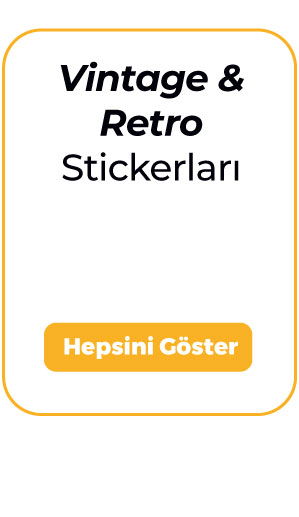 Vintage & Retro Stickerları