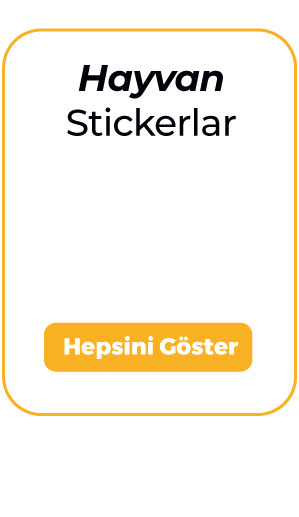Hayvan Stickerlari
