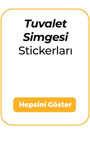 WC Tuvalet Stickerlari