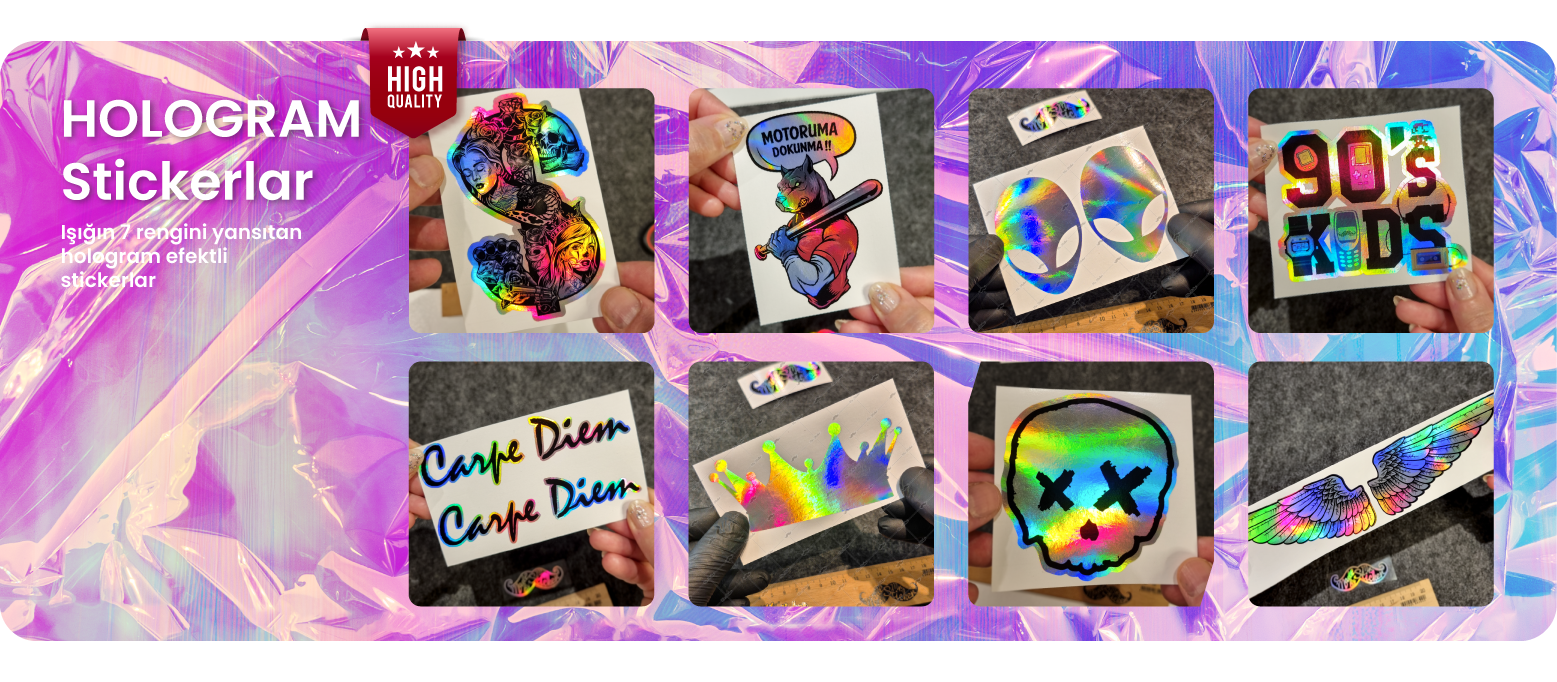 Hologram Stickerlar