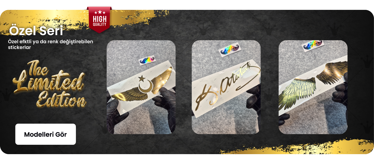 Limited Edition Stickerlar