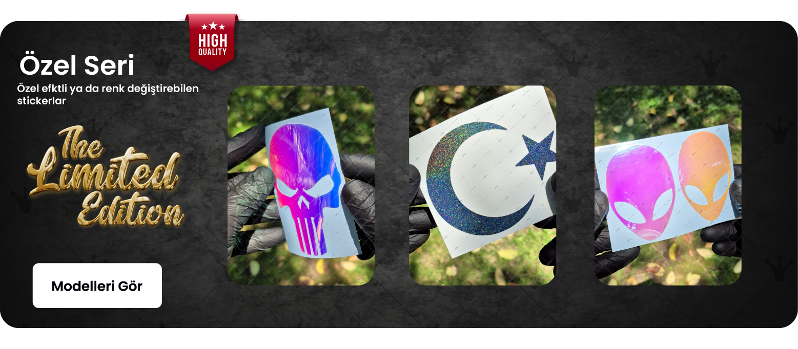 Limited Edition Stickerlar