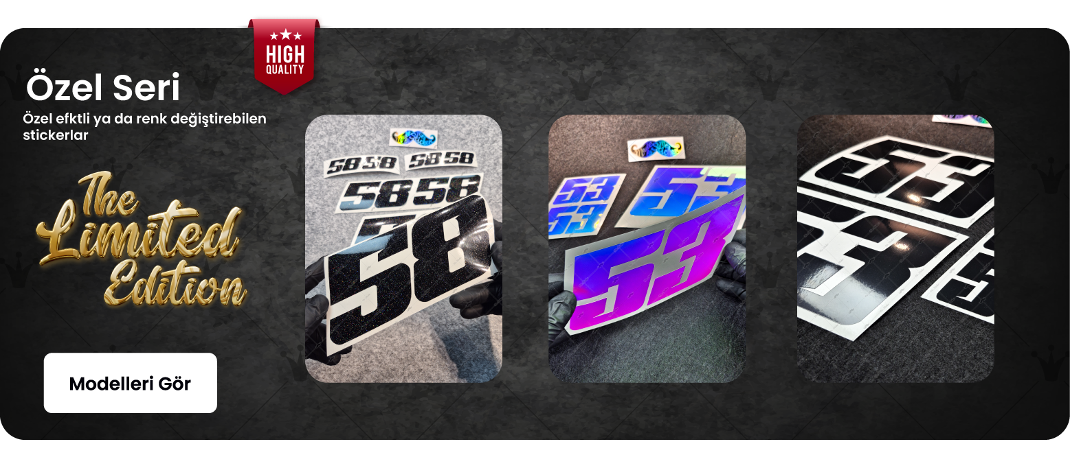 Limited Edition Stickerlar