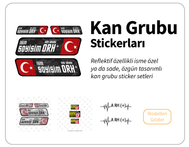 Kan Grubu Stickerları