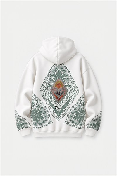Anatolia Oversize Erkek Sweatshirt Ekru