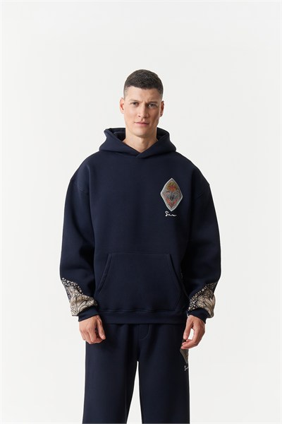 Anatolia Oversize Erkek Sweatshirt Lacivert