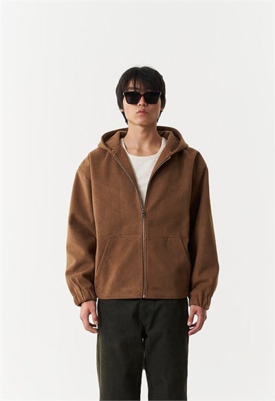 Arctic Structure Regular Fit Erkek Ceket Kahverengi