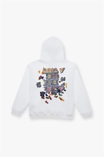 Authentic Oversize Sweatshirt Erkek Ekru