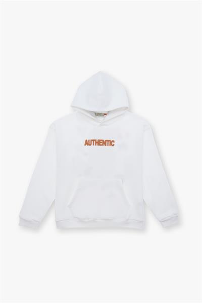Authentic Oversize Sweatshirt Erkek Ekru