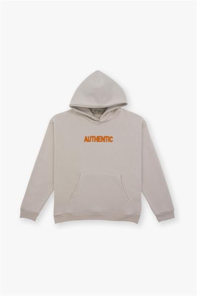Authentic Oversize Sweatshirt Erkek Stone