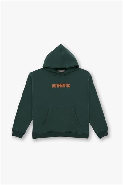 Authentic Oversize Sweatshirt Erkek Yeşil
