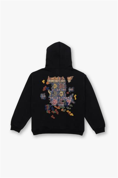 Authentic Oversize Sweatshirt Kadın Siyah