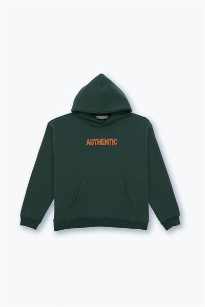Authentic Oversize Sweatshirt Kadın Yeşil