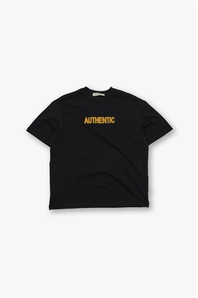 Authentic Oversize Tişört Erkek Siyah