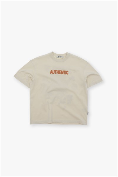 Authentic Oversize Tişört Kadın Stone