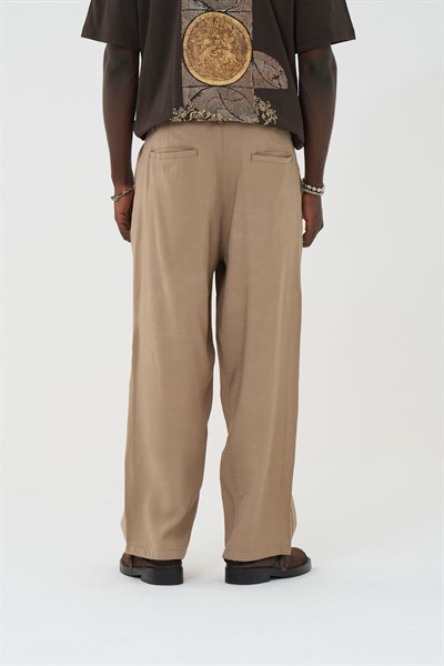 Avenue Relaxed Fit Erkek Pantolon Bej