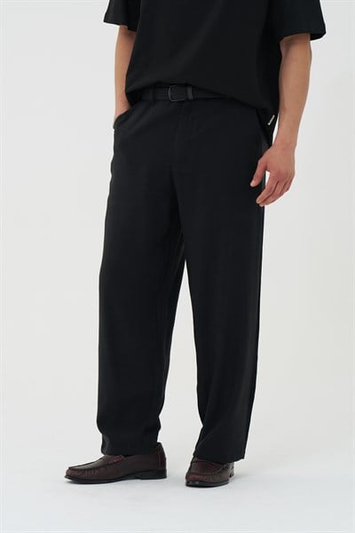 Avenue Relaxed Fit Erkek Pantolon Siyah