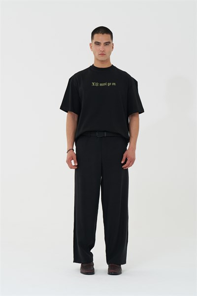 Avenue Relaxed Fit Erkek Pantolon Siyah