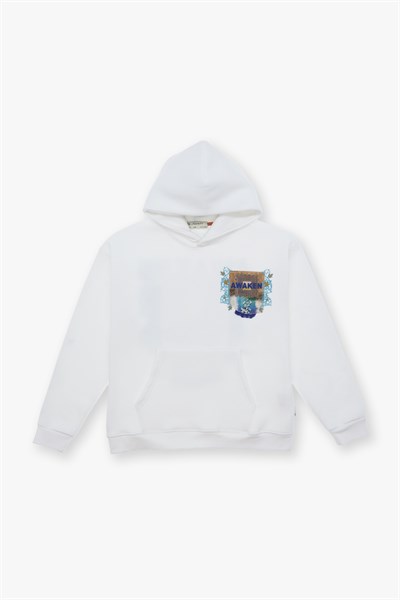Awaken Oversize Sweatshirt Erkek Ekru