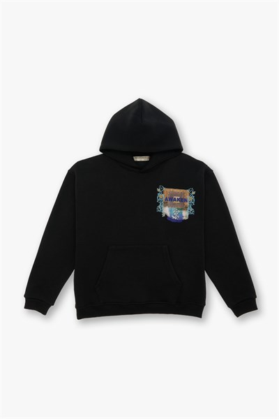 Awaken Oversize Sweatshirt Erkek Siyah
