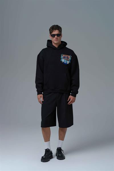 Awaken Oversize Sweatshirt Erkek Siyah