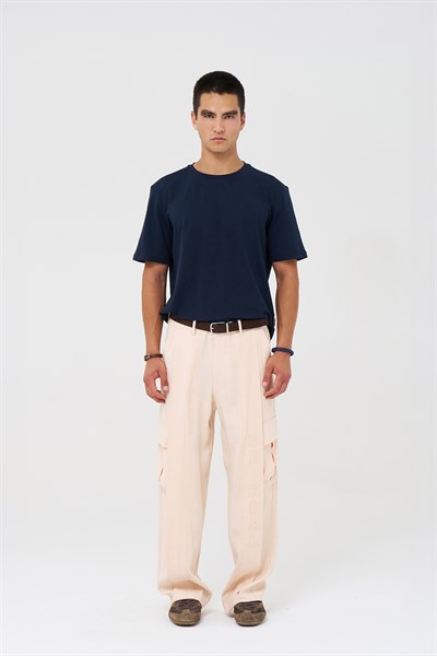 Basic Slim Fit Tişört Erkek /01 Lacivert