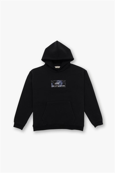 Be Good To Yourself Oversize Sweatshirt Erkek Siyah
