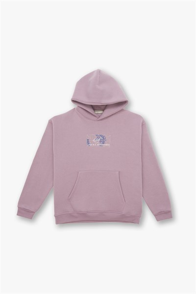 Be Good To Yourself Oversize Sweatshirt Erkek Pembe
