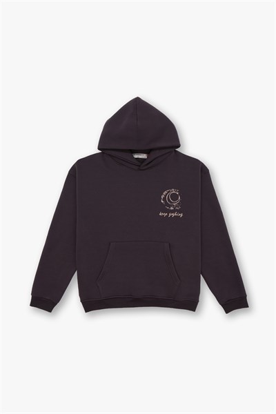 Beyond the Frame Oversize Sweatshirt Erkek Kahverengi