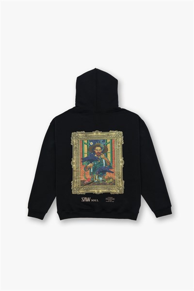 Beyond the Frame Oversize Sweatshirt Erkek Siyah