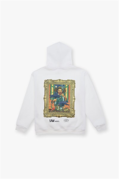 Beyond the Frame Oversize Sweatshirt Erkek Ekru