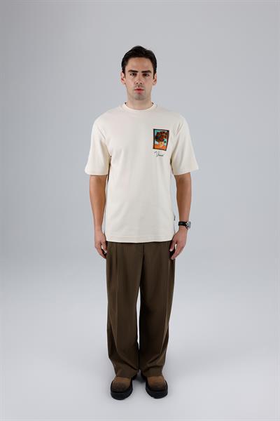 Beyond the Frames Regular Fit Tişört Erkek Stone