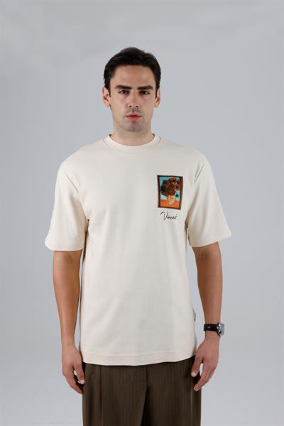 Beyond the Frames Regular Fit Tişört Erkek Stone
