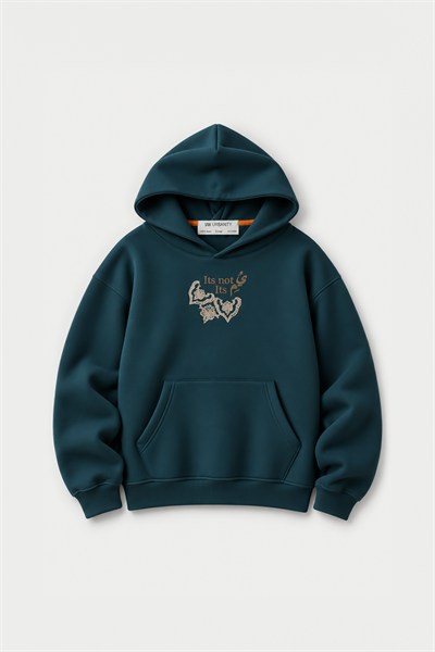 Beyond the Self Oversize Erkek Sweatshirt Forest Yeşili