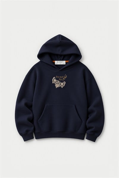 Beyond the Self Oversize Erkek Sweatshirt Lacivert