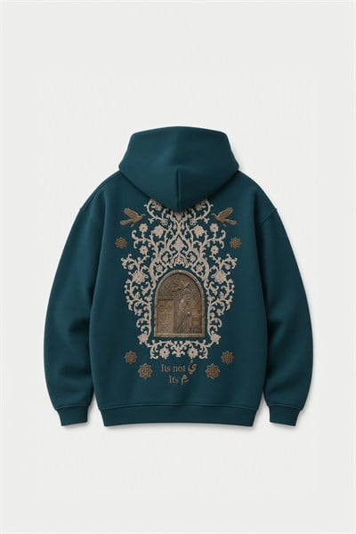Beyond the Self Oversize Erkek Sweatshirt Forest Yeşili