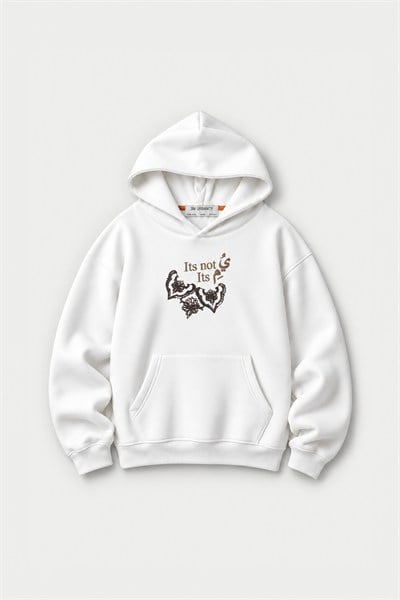Beyond the Self Oversize Erkek Sweatshirt Ekru