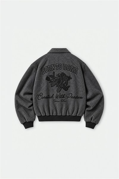 Born to Roam Regular Fit Erkek Ceket Gri