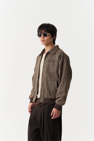 Born to Roam Regular Fit Erkek Ceket Kahverengi