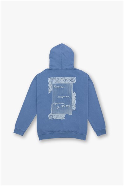 Breathe & Live Oversize Sweatshirt Erkek Mavi