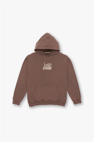 Breathe & Live Oversize Sweatshirt Erkek Kahverengi