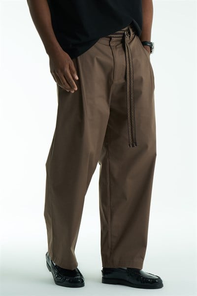 Caden Relaxed Fit Erkek Pantolon Kahverengi