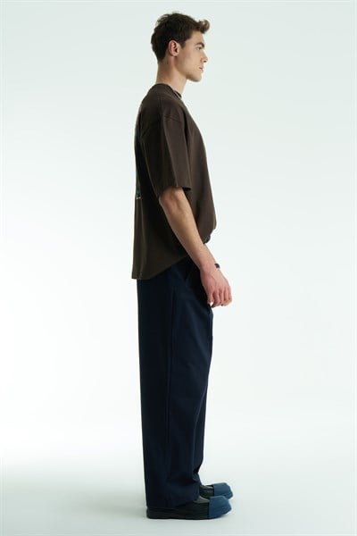 Caden Relaxed Fit Erkek Pantolon Lacivert