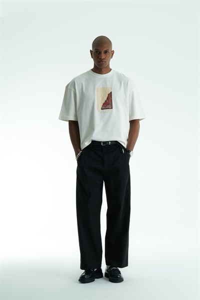 Caden Relaxed Fit Erkek Pantolon Siyah