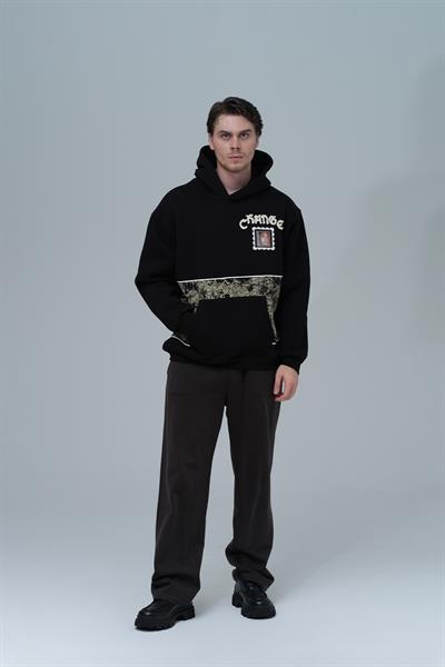 Change Oversize Sweatshirt Erkek Siyah