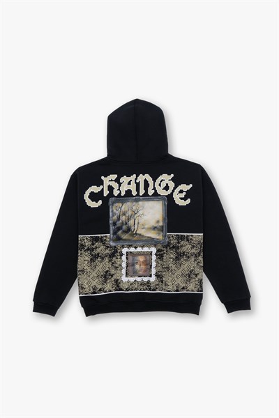 Change Oversize Sweatshirt Erkek Siyah
