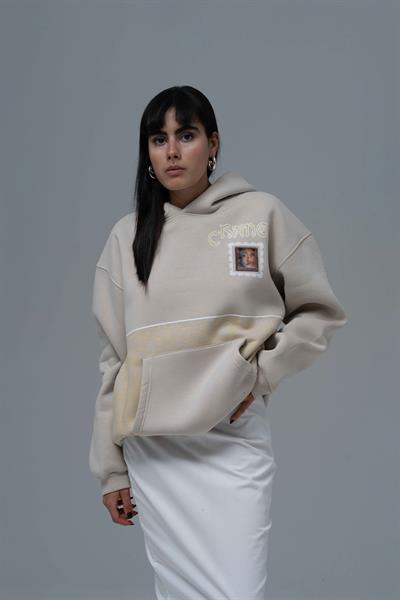 Change Oversize Sweatshirt Kadın Stone