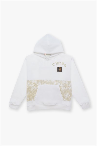 Change Oversize Sweatshirt Kadın Ekru